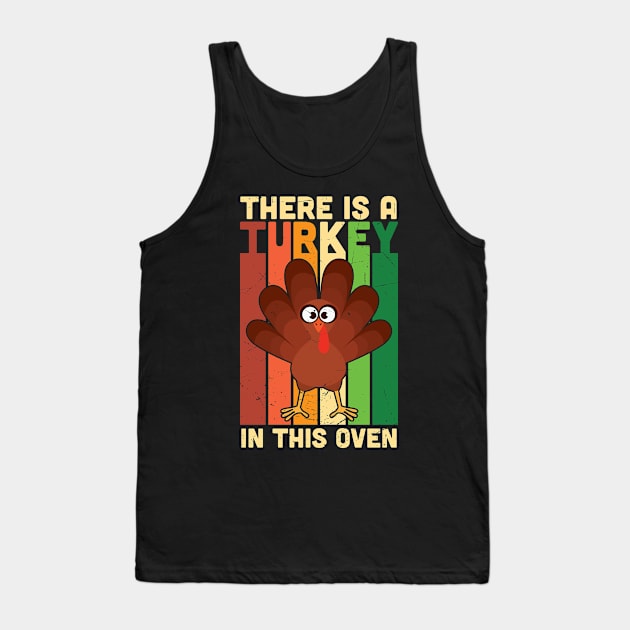 There is Turkey in This Oven Tank Top by MZeeDesigns